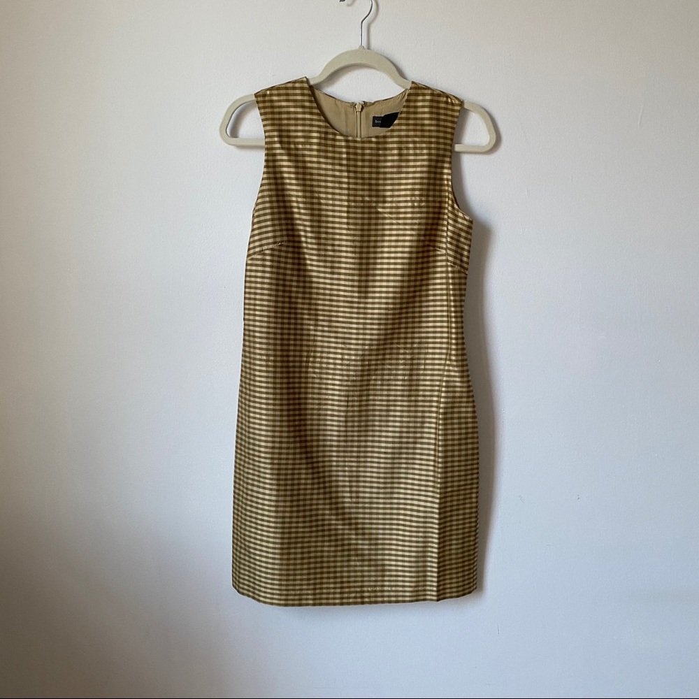 Banana Republic Silk Gingham Seath Dress | size 2
